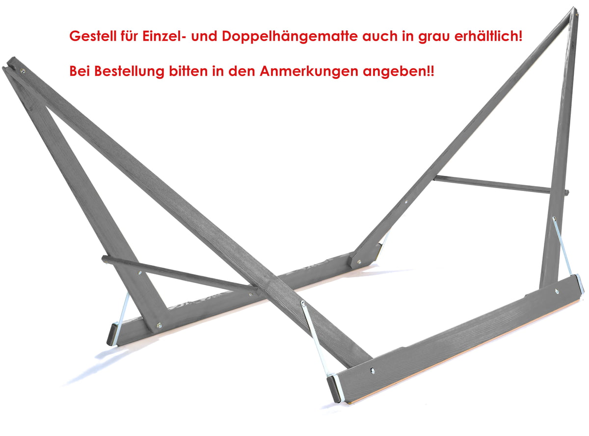 Hängemattengestell Aluminium sold HBL 2x1,45x1,20m Neu